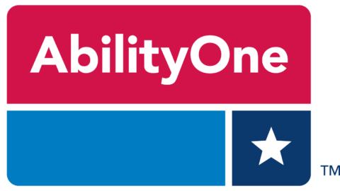 US-AbilityOne-Logo-480×270 Red and blue logo for the AbilityOne program.