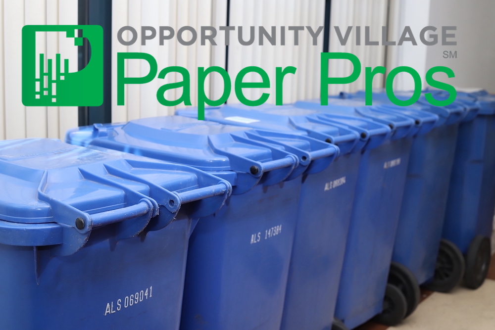 document shredding services Large receptacles for holding documents for shredding.