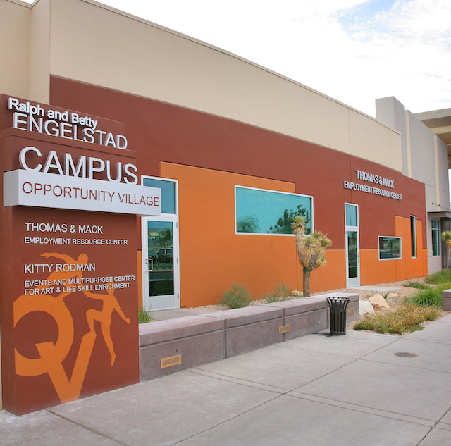 Opportunity Village Engelstad Campus building in Las Vegas.